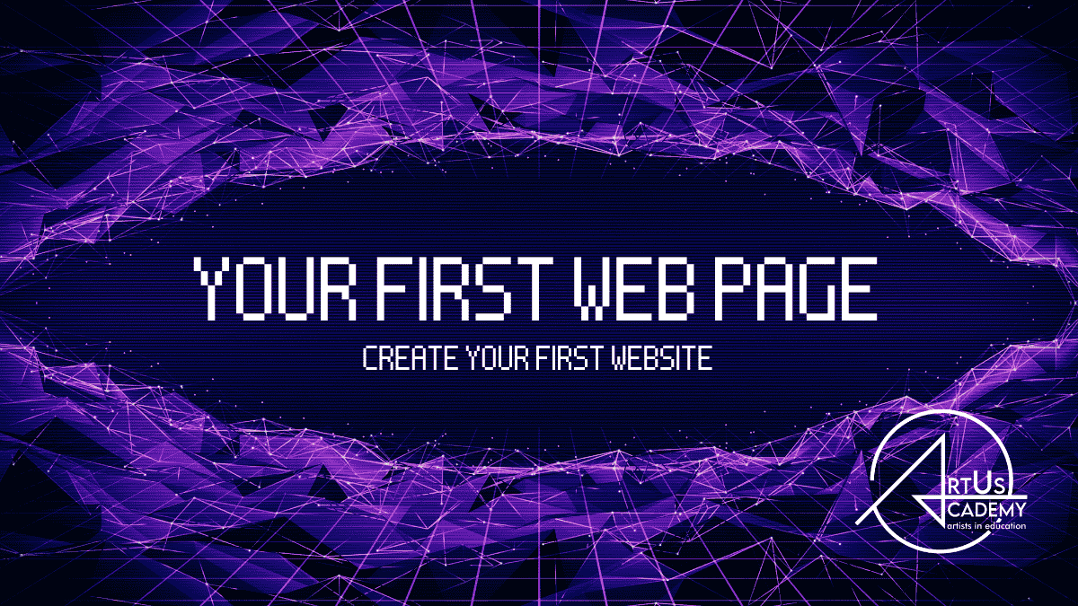 Your First Web Page